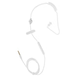 Maxbell Air Tube Monaural In Ear Earphone Anti-radiation Headset 3.5mm White
