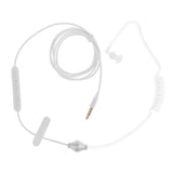 Maxbell Air Tube Monaural In Ear Earphone Anti-radiation Headset 3.5mm White