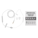 Maxbell Air Tube Monaural In Ear Earphone Anti-radiation Headset 3.5mm White