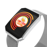 Maxbell Smart Watch Fitness Bracelet Heart Rate Monitor Support for IOS 8.0 Silver