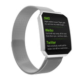 Maxbell Smart Watch Fitness Bracelet Heart Rate Monitor Support for IOS 8.0 Silver