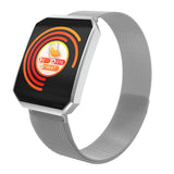 Maxbell Smart Watch Fitness Bracelet Heart Rate Monitor Support for IOS 8.0 Silver