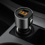 Maxbell USB 5V 3.4A 2.4A & 1A LCD Car  FM Transmitter Radio Adapter Kit