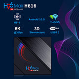 Maxbell H96 MAX H616 Android 10 TV 5G 6K Media Player Wifi Quad Core Smart 2G+16G