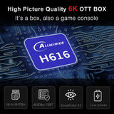 Maxbell H96 MAX H616 Android 10 TV 5G 6K Media Player Wifi Quad Core Smart 2G+16G