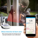 Maxbell Wireless HD 720P WiFi Indoor IP Camera Home Security IR Webcam UK Plug