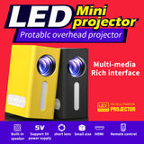 Maxbell LED Mini Pocket Projector 1080P LCD Home Theater HDMI USB TF AV Kids Gift