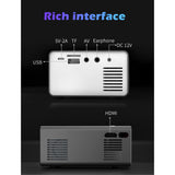 Maxbell LED Mini Pocket Projector 1080P LCD Home Theater HDMI USB TF AV Kids Gift