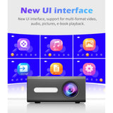 Maxbell LED Mini Pocket Projector 1080P LCD Home Theater HDMI USB TF AV Kids Gift