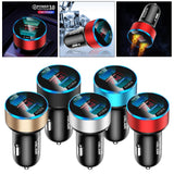 Maxbell 3A Mini Dual USB Phone Car Charger Adapter Quick Charge Black