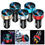 Maxbell 3A Mini Dual USB Phone Car Charger Adapter Quick Charge Black