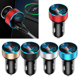Maxbell 3A Mini Dual USB Phone Car Charger Adapter Quick Charge Black