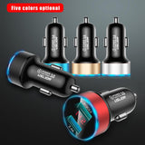 Maxbell 3A Mini Dual USB Phone Car Charger Adapter Quick Charge Black