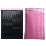 Maxbell 50pcs Bubble Mailers 15x18cm Padded Envelopes Shipment Tear Resistance Pink