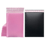 Maxbell 50pcs Bubble Mailers 15x18cm Padded Envelopes Shipment Tear Resistance Pink