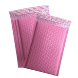Maxbell 50pcs Bubble Mailers 15x18cm Padded Envelopes Shipment Tear Resistance Pink