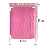 Maxbell 50pcs Bubble Mailers 15x18cm Padded Envelopes Shipment Tear Resistance Pink