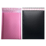 Maxbell 50pcs Bubble Mailers 15x18cm Padded Envelopes Shipment Tear Resistance Pink