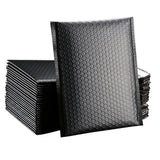 Maxbell 50pcs Bubble Mailers 15x18cm Padded Envelopes Shipment Tear Resistance Black