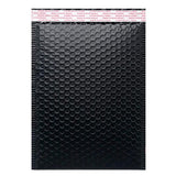 Maxbell 50pcs Bubble Mailers 15x18cm Padded Envelopes Shipment Tear Resistance Black