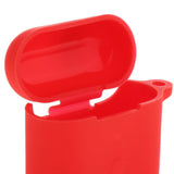 Maxbell Travel Carrying Silicone Protective Case for QCY T8 Red
