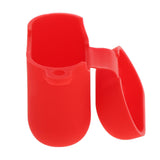 Maxbell Travel Carrying Silicone Protective Case for QCY T8 Red
