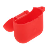 Maxbell Travel Carrying Silicone Protective Case for QCY T8 Red