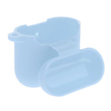 Maxbell Travel Carrying Silicone Protective Case for QCY T8 Light Blue