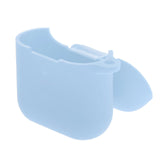 Maxbell Travel Carrying Silicone Protective Case for QCY T8 Light Blue