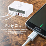 Maxbell USB-C Qi Wireless 5 USB QC 3.0 Fast Charger Charging Station for iPhone US