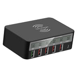 Maxbell Quick Charge USB C Qi 5 USB Ports QC 3.0 Charging Station for iPhone iPad AU