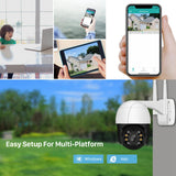 Maxbell BES-A8B 1080P WiFi PTZ IP Dome Wireless Pan Tilt Camera Cam 4X Zoom 2MP UK