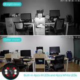 Maxbell BES-A8B HD 1080P Home WiFi PTZ IP Security Dome Camera Night Vision 3MP US