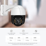 Maxbell BES-A8B WiFi PTZ IP Outdoor Dome Camera Cam Max 128G TF Waterproof 3MP UK