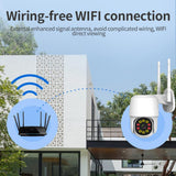 Maxbell Wifi Security Camera Wireless IR Motion Detection Waterproof UK Plug