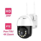 Maxbell Pan/Tilt Speed 3MP PTZ Wireless IP Wifi Camera 1296P 4X Zoom Surveillance US