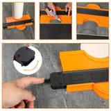 Maxbell 6" 10" Contour Gauge with Lock Duplicator Profile Tool 10 inch Plastic core
