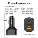 Maxbell Fast 30W USB C Car Charger Double USB QC 3.0 Universal for iPhone Xs X