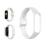 Maxbell Adjustable Silicone Band Watch Bands Wristbands fits Galaxy Fit 2 White