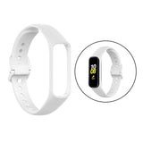Maxbell Adjustable Silicone Band Watch Bands Wristbands fits Galaxy Fit 2 White