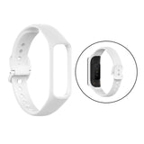 Maxbell Adjustable Silicone Band Watch Bands Wristbands fits Galaxy Fit 2 White
