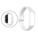 Maxbell Adjustable Silicone Band Watch Bands Wristbands fits Galaxy Fit 2 White