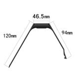 Maxbell Adjustable Silicone Band Watch Bands Wristbands fits Galaxy Fit 2 Black