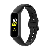 Maxbell Adjustable Silicone Band Watch Bands Wristbands fits Galaxy Fit 2 Black