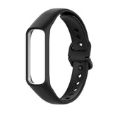Maxbell Adjustable Silicone Band Watch Bands Wristbands fits Galaxy Fit 2 Black