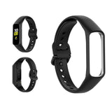 Maxbell Adjustable Silicone Band Watch Bands Wristbands fits Galaxy Fit 2 Black