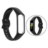 Maxbell Adjustable Silicone Band Watch Bands Wristbands fits Galaxy Fit 2 Black