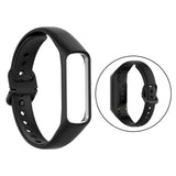 Maxbell Adjustable Silicone Band Watch Bands Wristbands fits Galaxy Fit 2 Black