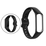 Maxbell Adjustable Silicone Band Watch Bands Wristbands fits Galaxy Fit 2 Black