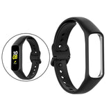 Maxbell Adjustable Silicone Band Watch Bands Wristbands fits Galaxy Fit 2 Black